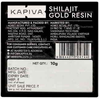 Kapiva Shilajit Gold Resin