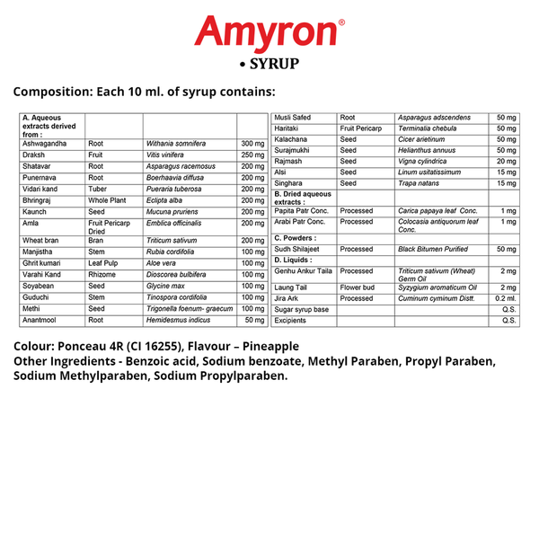 Amyron Syrup ( Pack of 3 )